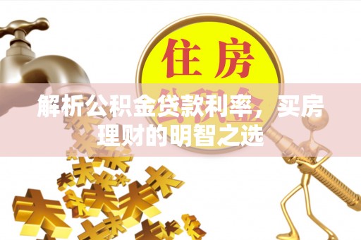 吴川解析公积金贷款利率，买房理财的明智之选