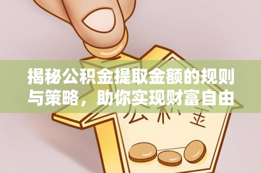 吴川揭秘公积金提取金额的规则与策略，助你实现财富自由