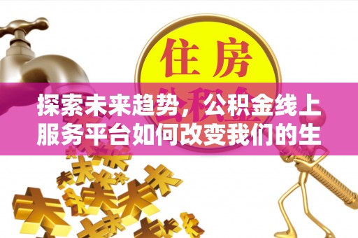 吴川探索未来趋势，公积金线上服务平台如何改变我们的生活