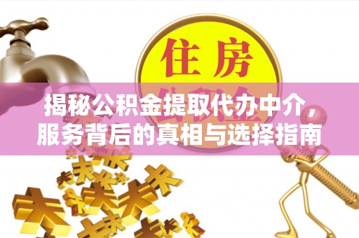 吴川揭秘公积金提取代办中介，服务背后的真相与选择指南