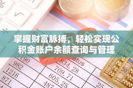 吴川掌握财富脉搏，轻松实现公积金账户余额查询与管理