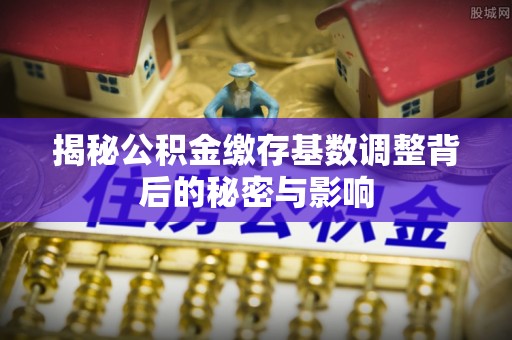 吴川揭秘公积金缴存基数调整背后的秘密与影响