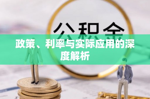 吴川政策、利率与实际应用的深度解析