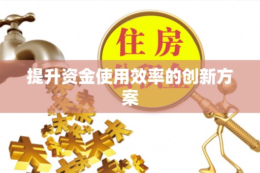 吴川提升资金使用效率的创新方案