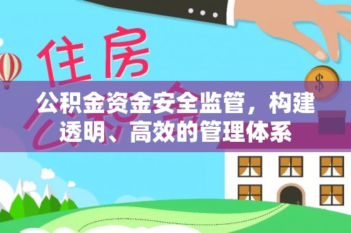 吴川公积金资金安全监管，构建透明、高效的管理体系