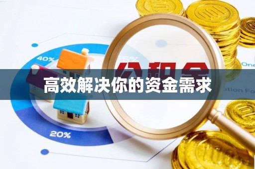 吴川高效解决你的资金需求