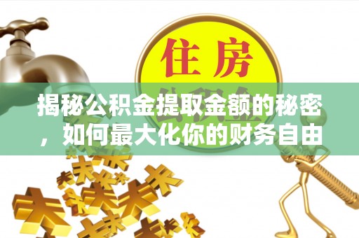 吴川揭秘公积金提取金额的秘密，如何最大化你的财务自由
