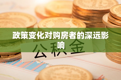 吴川政策变化对购房者的深远影响
