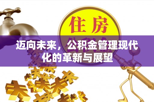 吴川迈向未来，公积金管理现代化的革新与展望