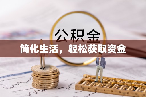 吴川简化生活，轻松获取资金