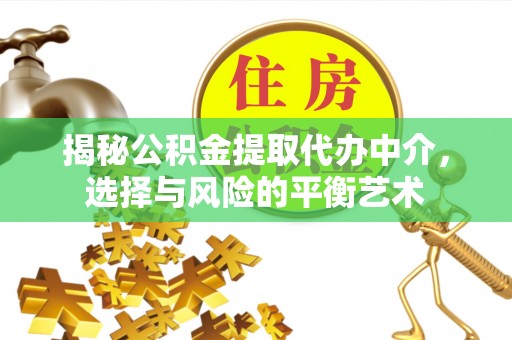 吴川揭秘公积金提取代办中介，选择与风险的平衡艺术