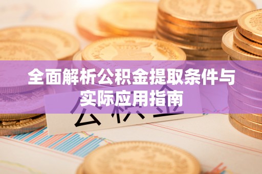 吴川全面解析公积金提取条件与实际应用指南