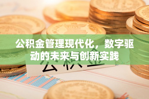 吴川公积金管理现代化，数字驱动的未来与创新实践