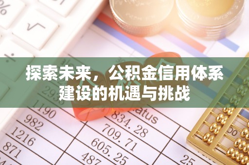 吴川探索未来，公积金信用体系建设的机遇与挑战