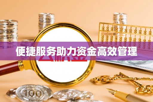 吴川便捷服务助力资金高效管理