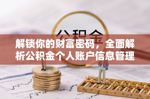 吴川解锁你的财富密码，全面解析公积金个人账户信息管理与优化